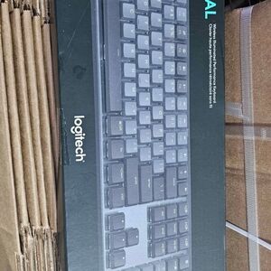 Logitech Gray and Black Keyboard MX